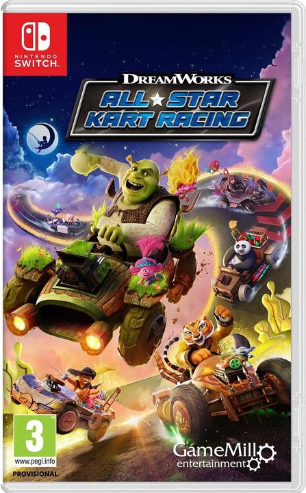 Productafbeelding GameMill Entertainment DreamWorks All-Star Kart Racing (Switch, Switch Lite, Switch OLED, DE)