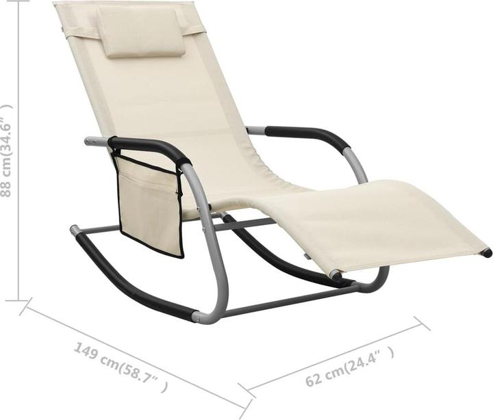 Immagine prodotto vidaXL Sonnenliege (35 cm)