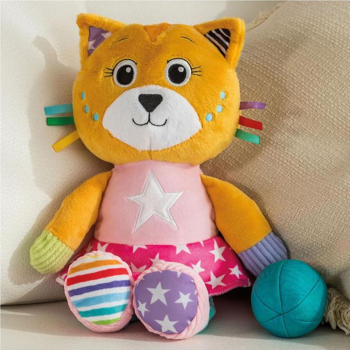 Image du produit Clementoni Bébé Mon premier animal en peluche - Chat (28 cm)