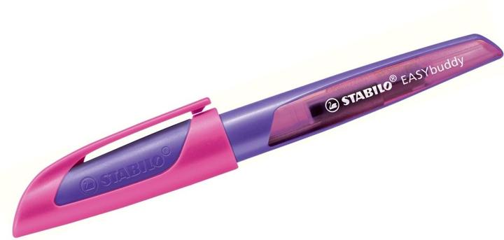 Produktbild STABILO Füllhalter EASYbuddy L, Linkshänder, lila/magenta Schreiblernstift mit Soft-Griffzone aus... (Lila, Magenta, 1 x)