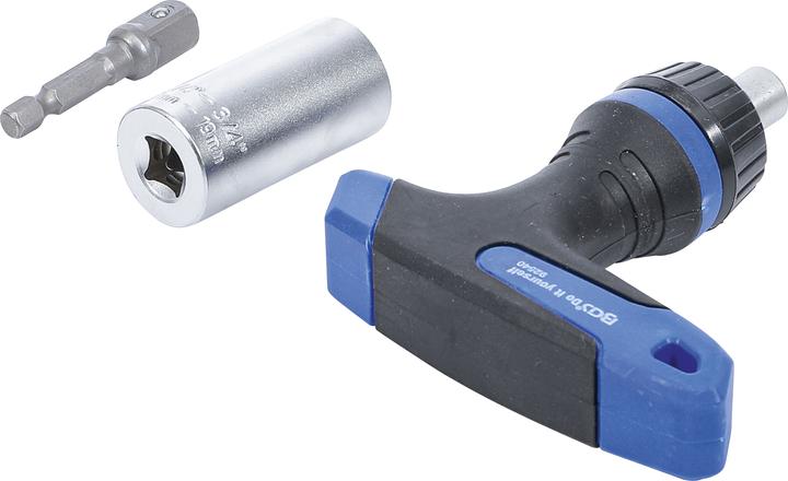 Produktbild BGS Multi-Einsatz mit Adapter-Satz mit Ratschen-T-Griff, umschaltbar 3-tlg.