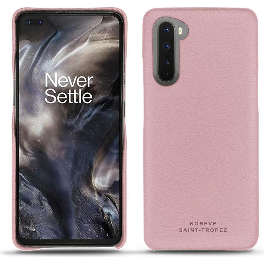 Thumbnail - Noreve Lederschutzhülle (OnePlus Nord), Smartphone Hülle, Rosa