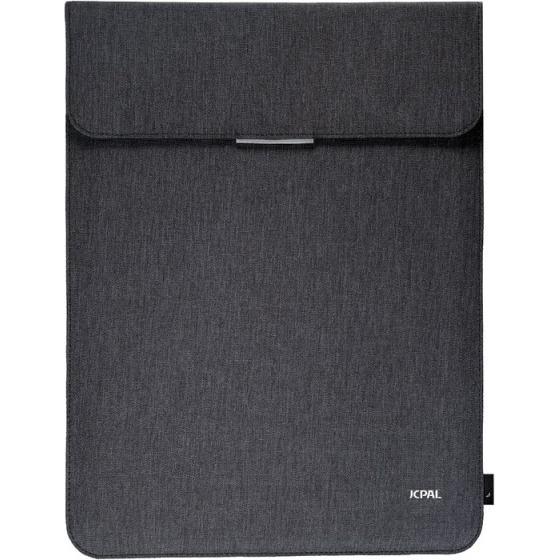 JCPAL Fraser Slim Pack Sleeve, for 13/14-inch - Charcoal (14"), Notebooktasche, Schwarz