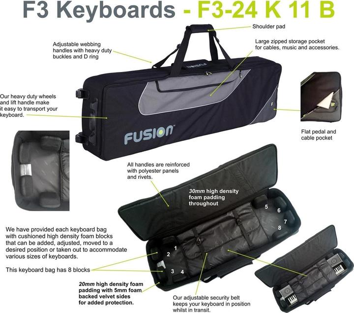 Image du produit Fusion Sac pour clavier 11 (Clavier)