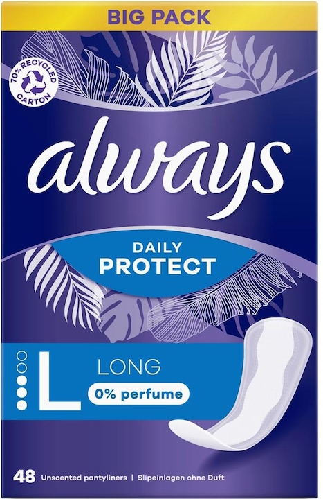 Immagine prodotto Always Daily Protect 0 % (48 x, Fodere per mutande)