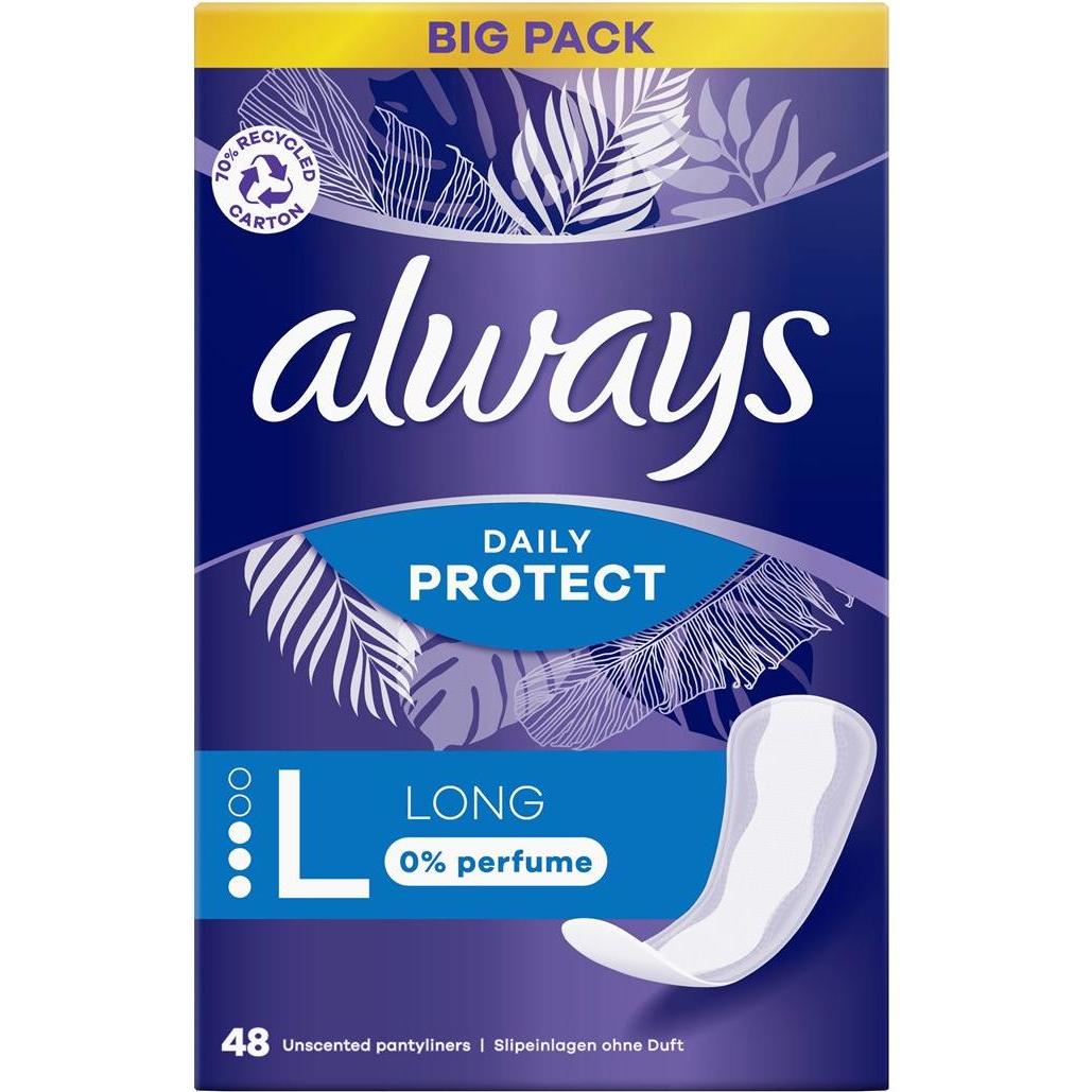 Always, Binden, Daily Protect 0 % (48 x, Slipeinlagen)