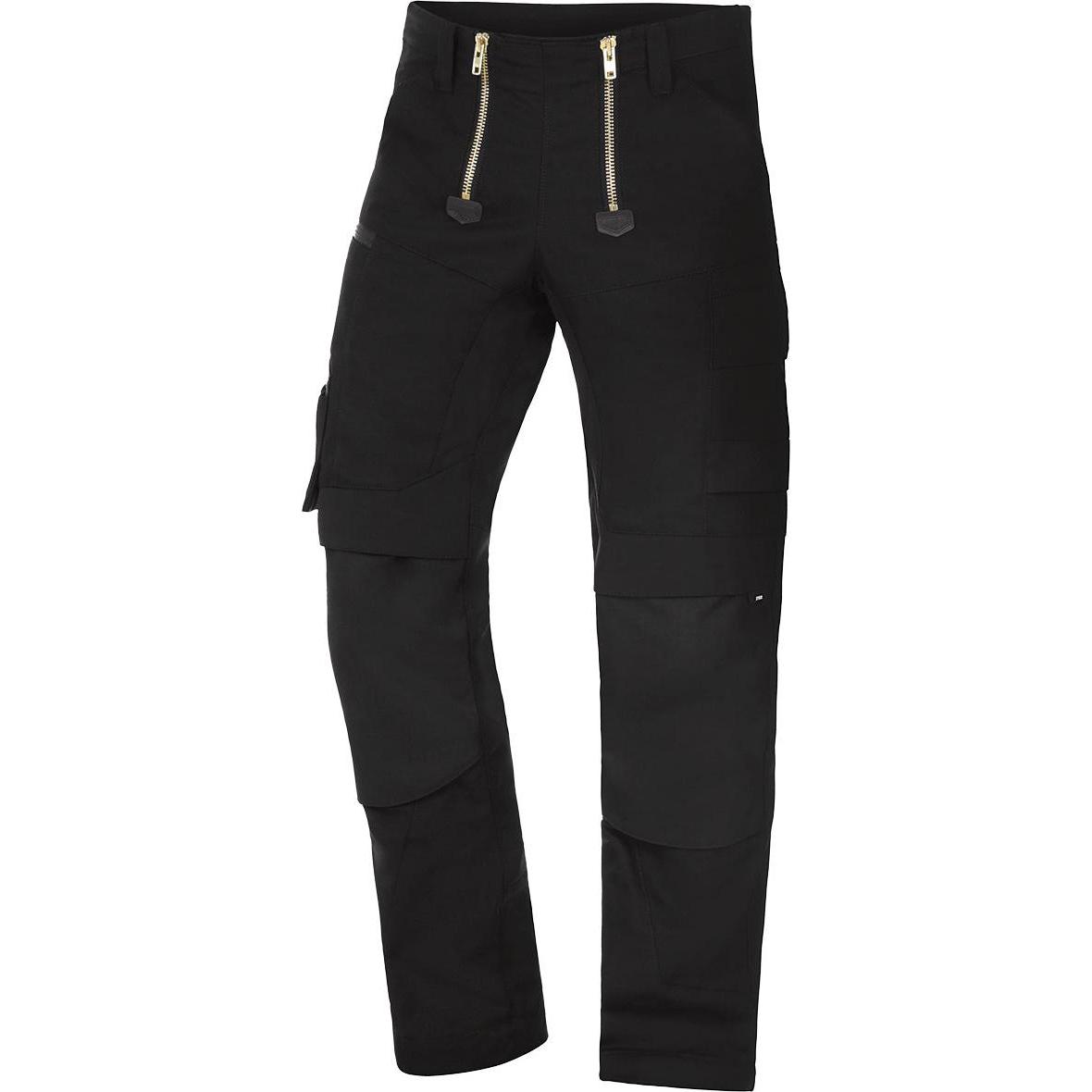 FHB, Pantaloni da lavoro, Pantaloni Guild maxi elasticizzati neri taglia 48