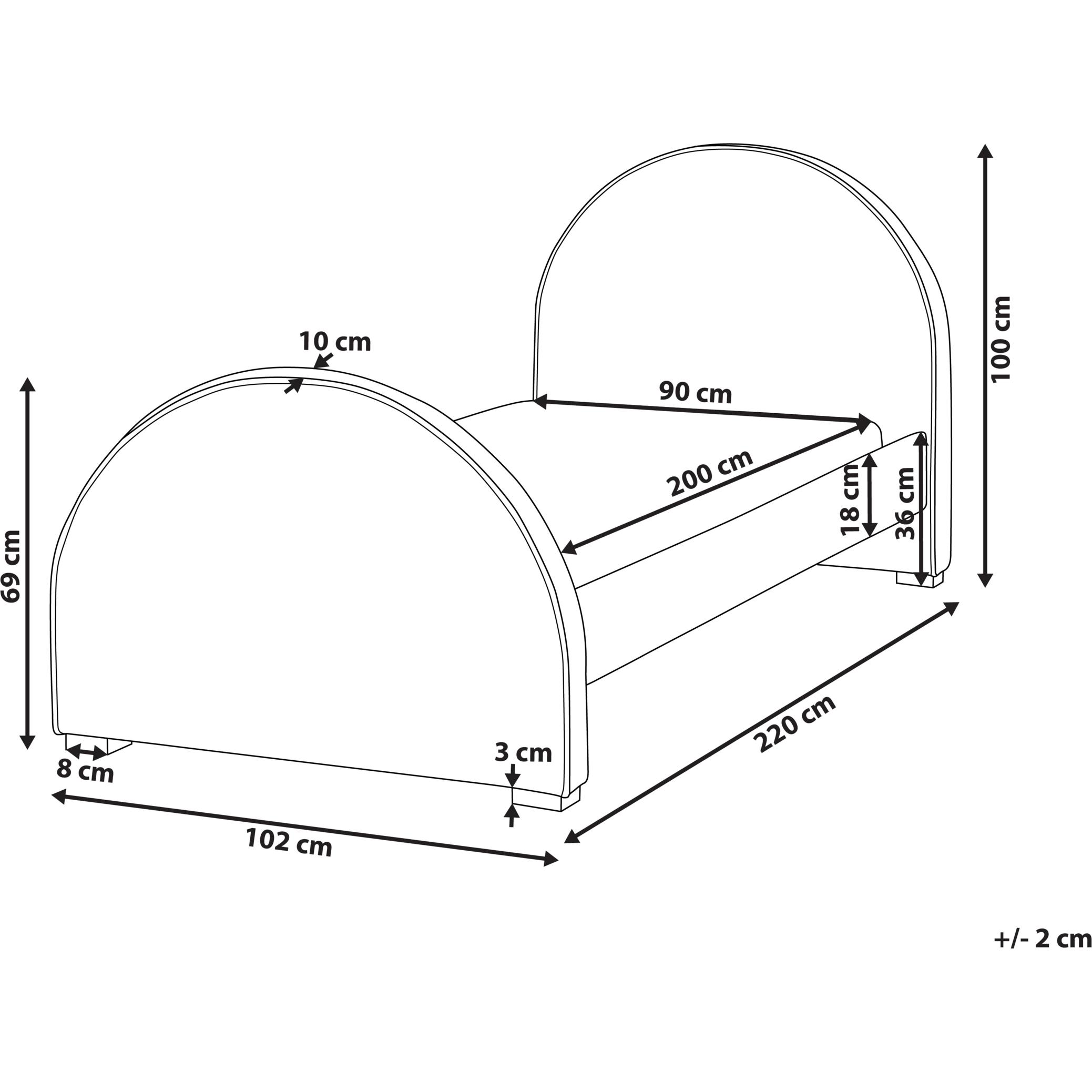 Thumbnail - Beliani, Kinderbett, Nozay (90 x 200 cm)
