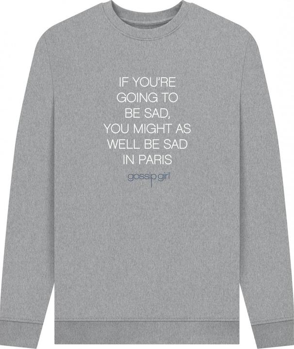 Produktbild Gossip Girl Sad In Paris Sweatshirt (M)