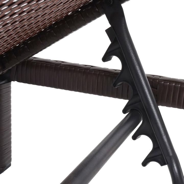 Actual product image JOHN316 Rattan Liegestuhl (198 cm)
