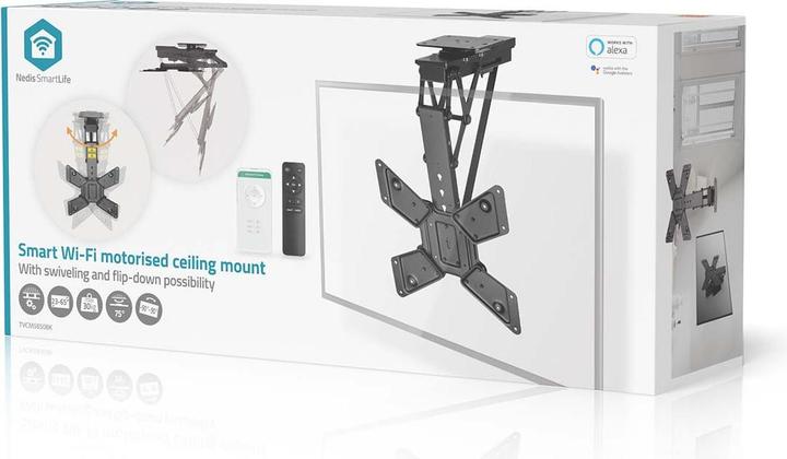 Produktbild Nedis Motorisierte TV-Deckenhalterung - 23-65" - maximal unterstützes Bildschirmgewicht: 30 kg - dre (Decke, 65", 30 kg)