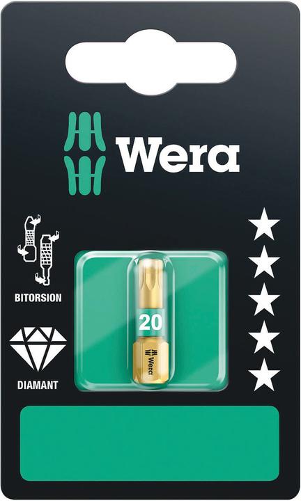 Actual product image Wera 867/1 BDC TX 20 x 25 mm SB (T 20)