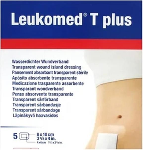 Produktbild BSN T plus transparenter Wundverband 8x10cm mit Wundauflage (5x)