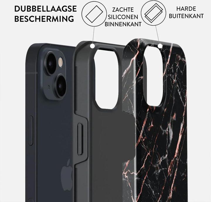 Produktbild Burga Tough Case Apple iPhone 15 - Rose Gold Marble (Apple iPhone 15)