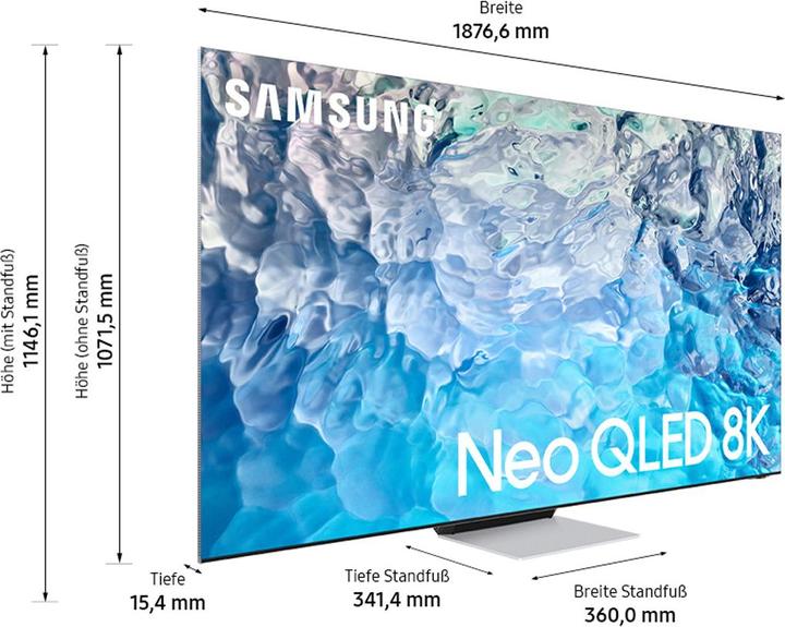 Produktbild Samsung QE85QN900B (85", QN900B, QLED, 8K, 2022)