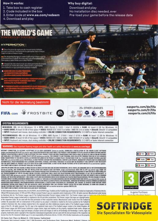 Produktbild EA Games FIFA 23 (PC, DE)