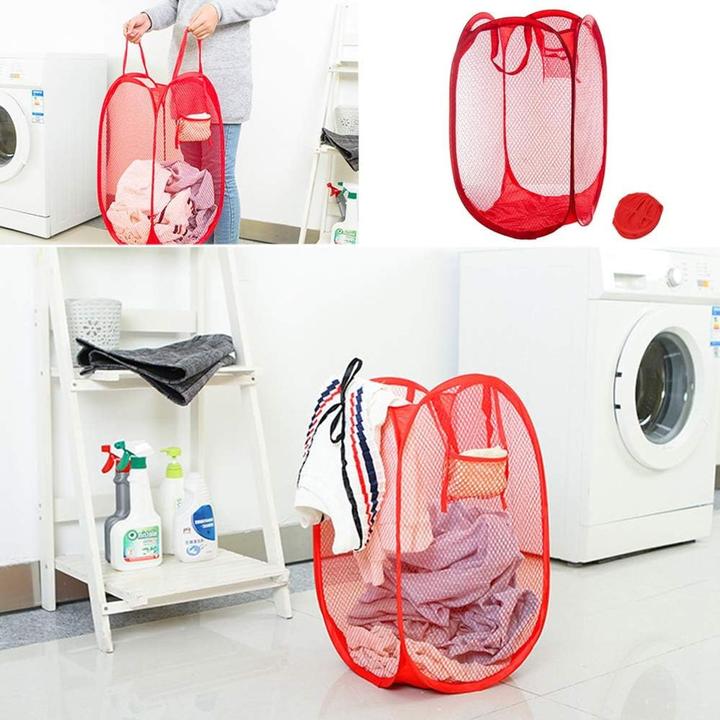 Actual product image König Design Pop up laundry basket laundry bag foldable storage basket laundry bin collector box