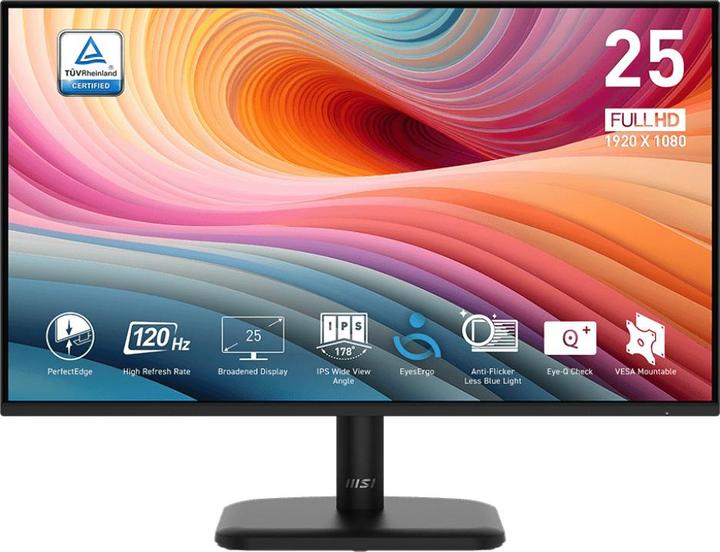 Image du produit MSI PRO MP251LDE E2 24.5" (62cm) IPS 120Hz HDMI (1920 x 1080 pixels, 24.50")