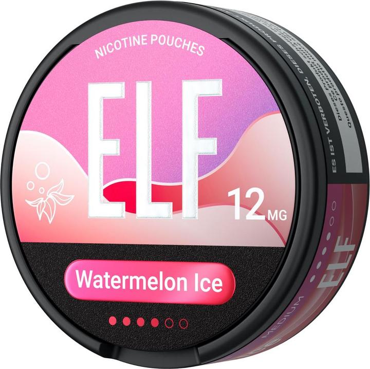 Actual product image Elfbar ELF Snus Watermelon Ice 12mg (Nicotine-free snus, 12 mg)