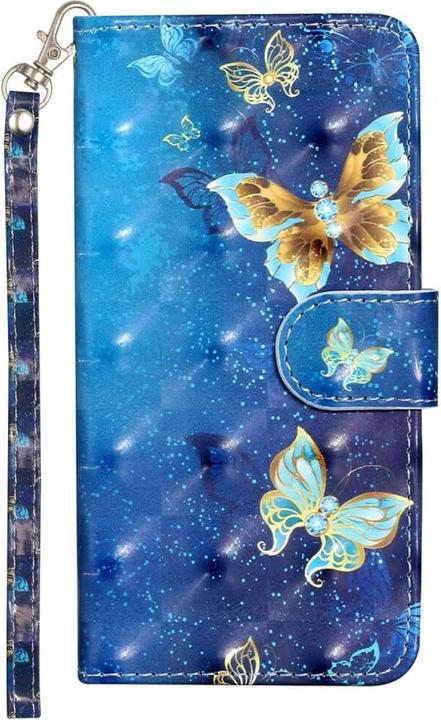Actual product image Cover-Discount Sony Xperia 10 V - Case glitter effect butterfly gold (Sony Xperia 10 V)