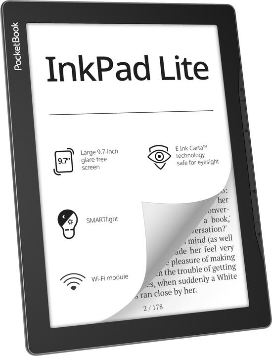 PocketBook InkPad Lite (9.70", 8 GB, Mist Grey)