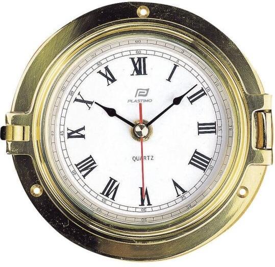 Actual product image Plastimo Solid brass clock (114.30 mm)