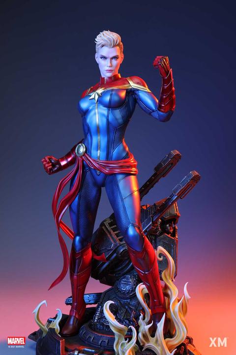 Actual product image XM Studios Marvel Comics "Captain Marvel" 1/4 Statue