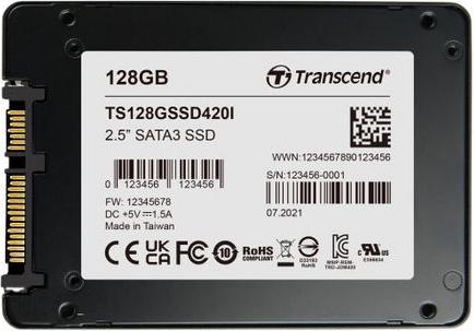 Actual product image Transcend SSD (128 GB, 2.5")