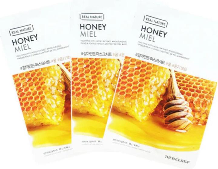 Actual product image The Face Shop Real Nature Honey Face Mask
