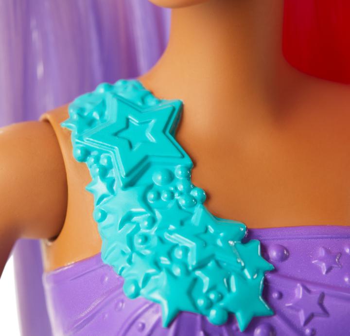 Produktbild Barbie Dreamtopia Meerjungfrau Puppe (pink- und lilafarbenes Haar)