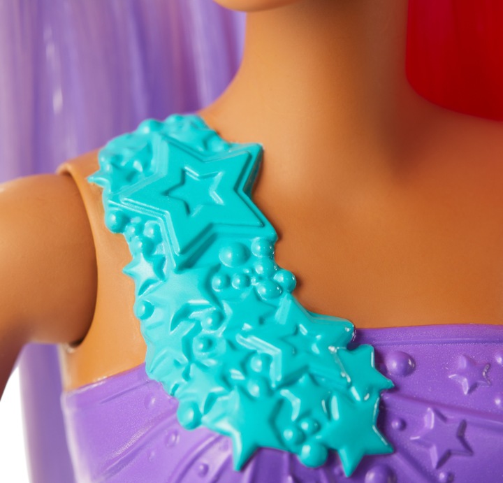 Produktbild Barbie Dreamtopia Meerjungfrau Puppe (pink- und lilafarbenes Haar)