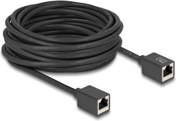 Actual product image Delock Network extension cable RJ45 coupling socket to R (S/FTP, CAT6a, 10 m)