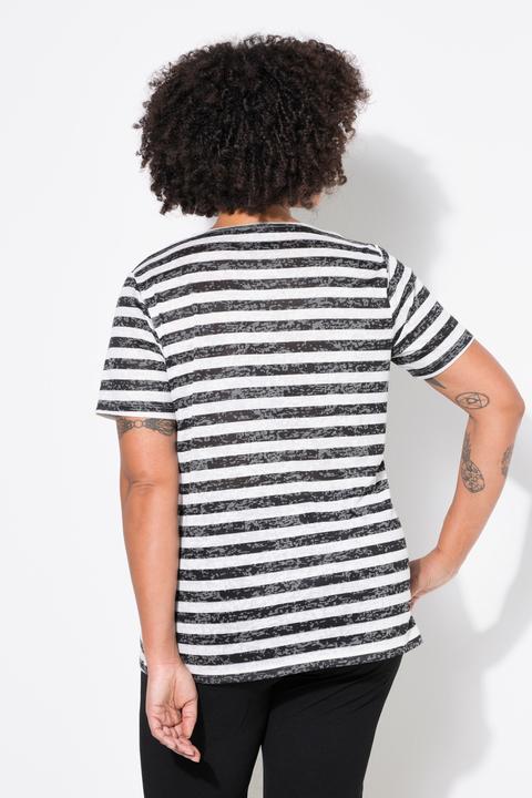 Produktbild Angel of Style T-Shirt, Ringeljersey, Lippen-Motiv (46)