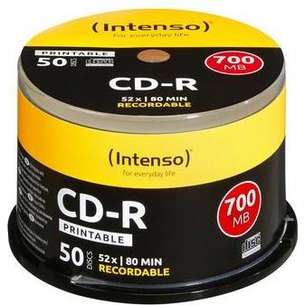 Intenso 1801125 CD CD-R vuoto 50 pz., Disco ottico