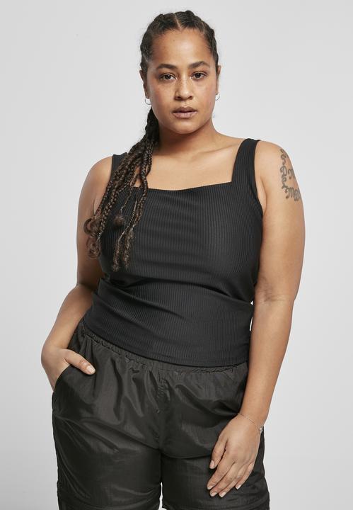 Produktbild Urban Classics Ladies Squard Neckline Rib Top (5XL)