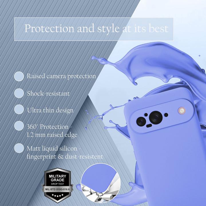 Image du produit Cadorabo Coque pour Google Pixel 9 TPU Liquid Silicone Case (Google Pixel 9)