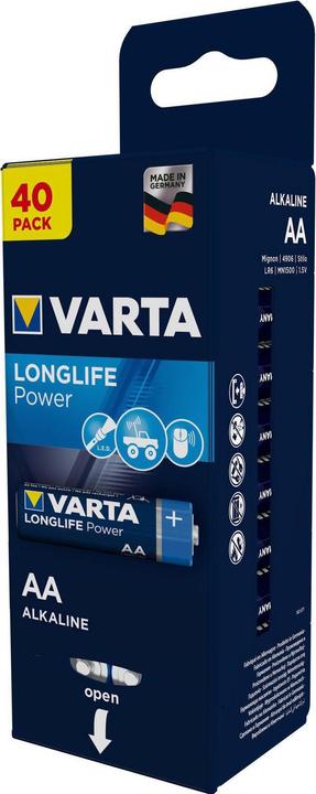 Image du produit Varta Longlife Power (40 pcs, AA, 2960 mAh)