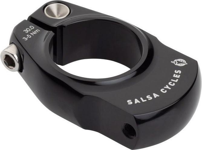 Salsa Rack-Lock Sattelklemme mit Gepäckträgeraufnahme, 30.0mm, black