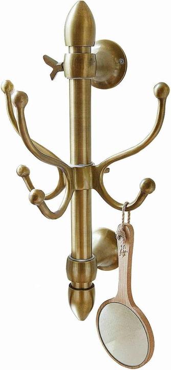 Actual product image Loberon Hook Anthé antique brass