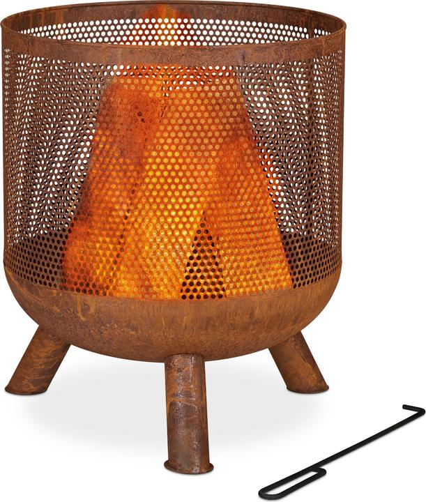Relaxdays Feuerkorb (44 cm)
