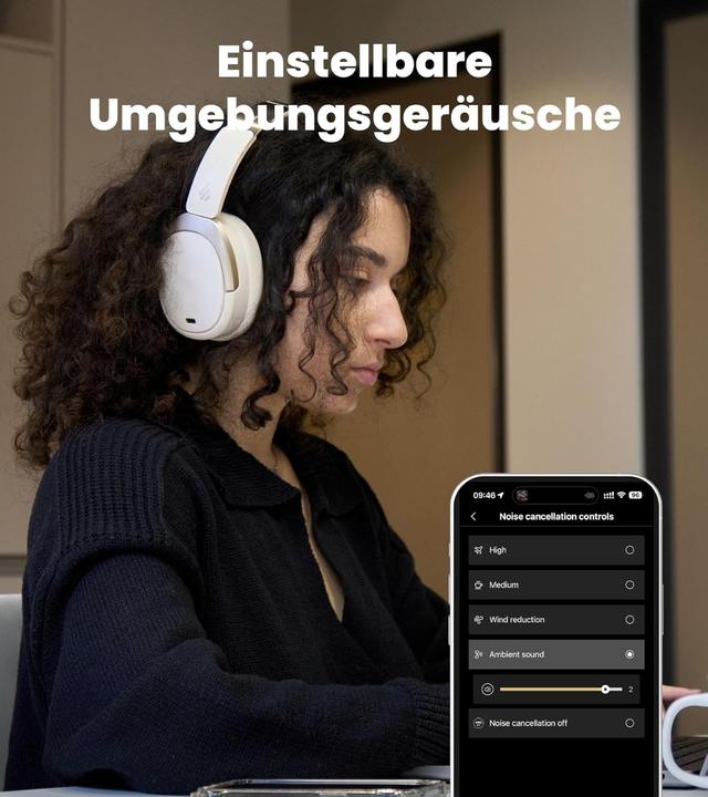 Produktbild Edifier Faltbare Over-Ear-Kopfhörer W80 mit ANC und LDAC (ANC, 65 h, Kabelgebunden, Kabellos)