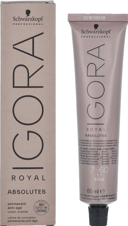 Image du produit Schwarzkopf Professional Igora Royal - 7-60 Blond moyen chocolat naturel (Blond, Marron)