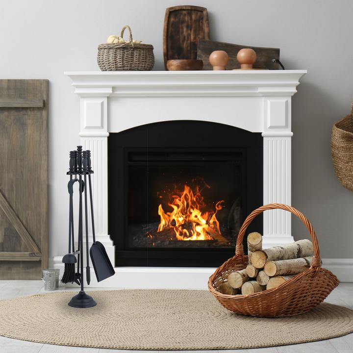 Image du produit Relaxdays Set de 5 couverts de cheminée