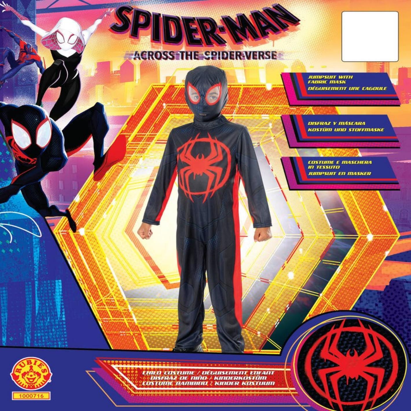 Thumbnail - Rubies Marvel Costume - Miles Morales (104 cm) (104)
