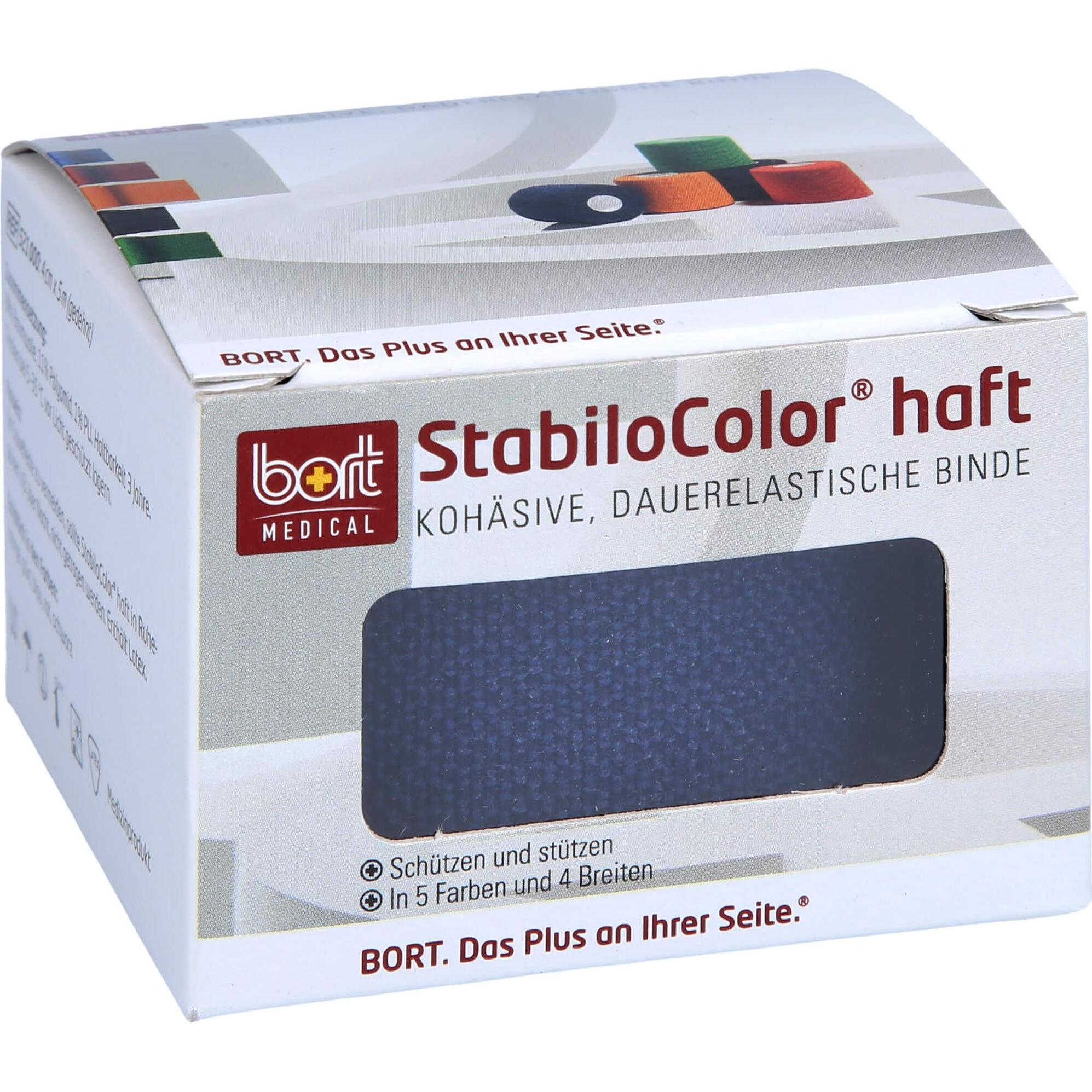 Bort Medical, Verbandsmaterial, Binde 4cmx5m kohesiv blau