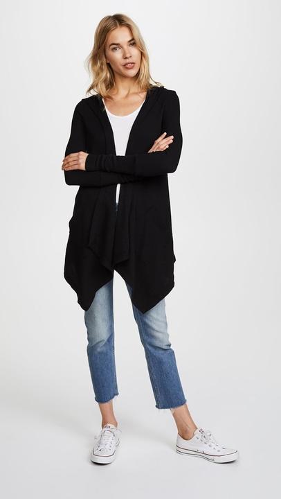 Actual product image Modal Blend Hooded Wrap Top (S)