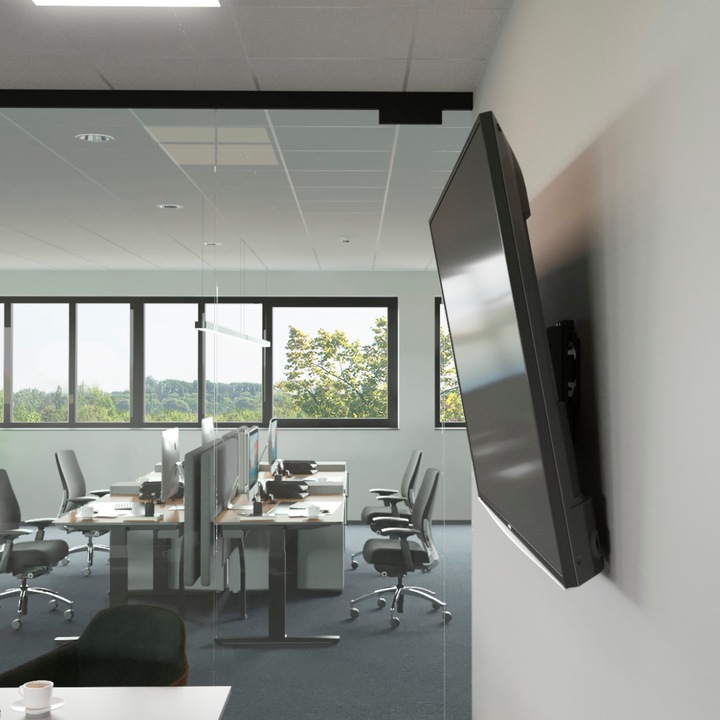 Produktbild Hama TV-Wandhalterung, neigbar, Diebstahlschutz, 165 cm (65") bis 50 kg (Wand, 65", 50 kg)