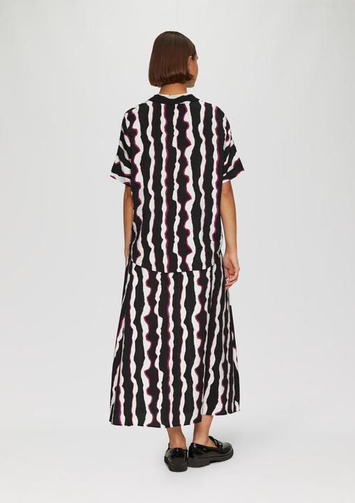 Image du produit S.Oliver Bluse Oversized Hemdbluse aus strukturiertem Viskose (46)
