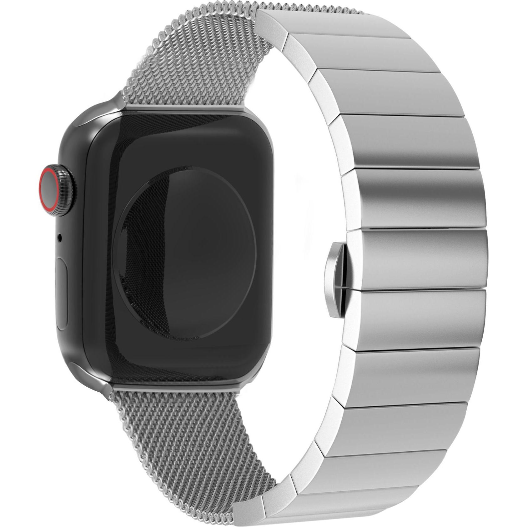 Thumbnail - Strap-it Stahlarmband (Edelstahl, Apple Watch), Uhrenarmband, Silber