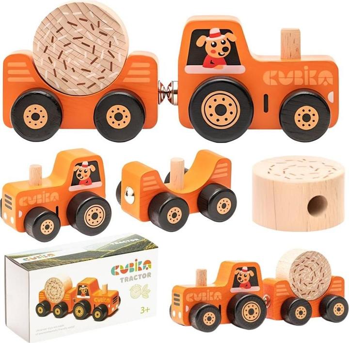 Cubika Wooden toy "Tractor